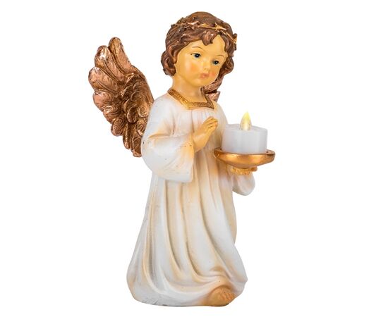Статуэтка с подсветкой "Ангел со свечой", 23,5 см * Рандомный выбор дизайна, изображение 8 ᐒ купить на  ❤ Like7km.com.ua
