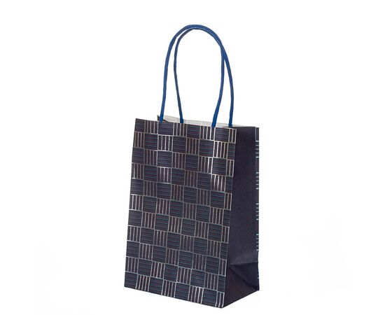 Крафтовый пакет "Клетка" 23*18*10 см, изображение 6 ᐒ купить на  ❤ Like7km.com.ua