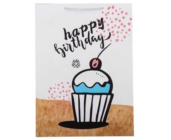 Подарочный пакет "Birthday girl", 31*42 см * Рандомный выбор дизайна, изображение 2 ᐒ купить на  ❤ Like7km.com.ua