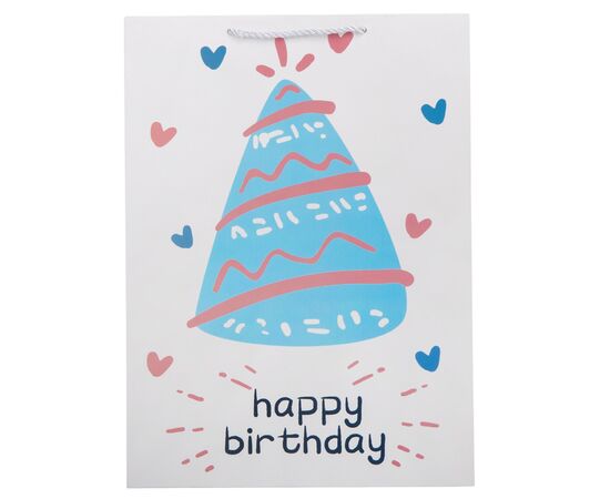 Подарочный пакет "Birthday", 31*42 см * Рандомный выбор дизайна, изображение 4 ᐒ купить на  ❤ Like7km.com.ua