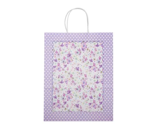 Подарочный пакет "Цветочное настроение", 18,5*25,5 см, изображение 4 ᐒ купить на  ❤ Like7km.com.ua