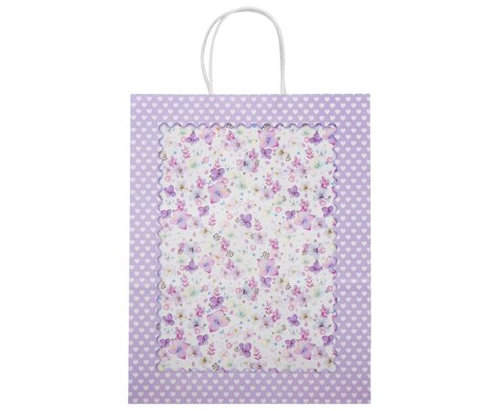 Подарочный пакет "Цветочное настроение", 25,5*33 см, изображение 4 ᐒ купить на  ❤ Like7km.com.ua