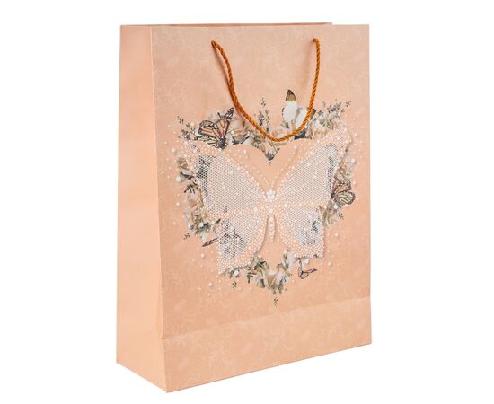 Подарочный пакет "Бабочка", 30*40 см * Рандомный выбор дизайна, изображение 4 ᐒ купить на  ❤ Like7km.com.ua