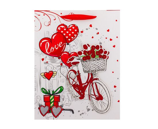 Подарочный пакет "Любовь в деталях", 18*24 см * Рандомный выбор дизайна, изображение 4 ᐒ купить на  ❤ Like7km.com.ua