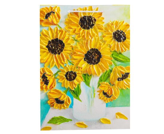 Подарочный пакет "Цветочный этюд", 30*41,5 см * Рандомный выбор дизайна, изображение 4 ᐒ купить на  ❤ Like7km.com.ua