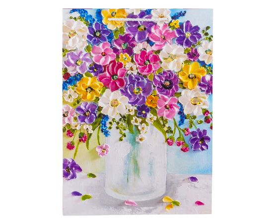 Подарочный пакет "Цветочный этюд", 30*41,5 см * Рандомный выбор дизайна, изображение 5 ᐒ купить на  ❤ Like7km.com.ua