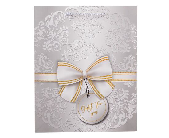 Подарочный пакет "Элегантный бант", 26*32 см * Рандомный выбор дизайна, изображение 4 ᐒ купить на  ❤ Like7km.com.ua