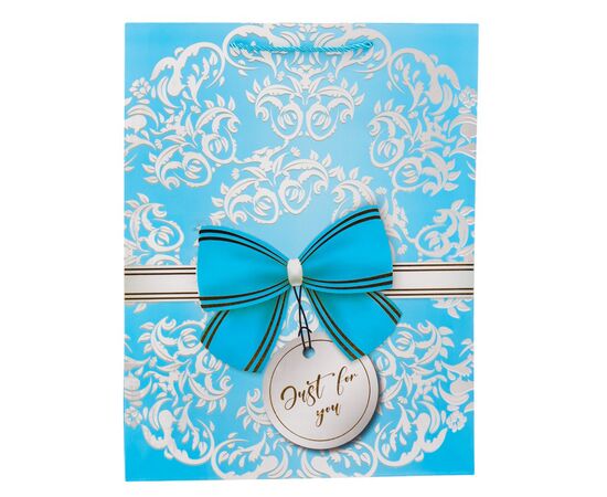 Подарочный пакет "Элегантный бант", 31*40 см * Рандомный выбор дизайна, изображение 2 ᐒ купить на  ❤ Like7km.com.ua