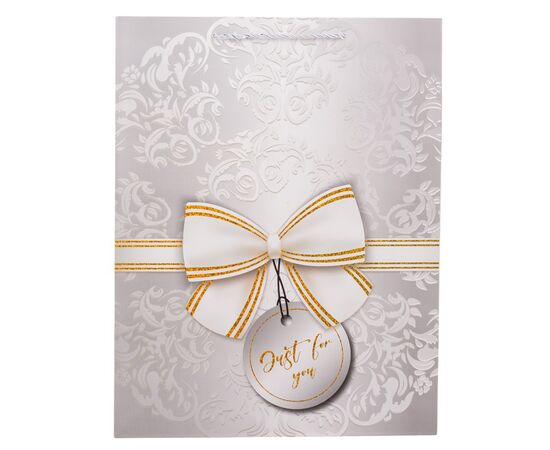 Подарочный пакет "Элегантный бант", 31*40 см * Рандомный выбор дизайна, изображение 4 ᐒ купить на  ❤ Like7km.com.ua