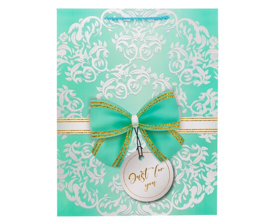 Подарочный пакет "Элегантный бант", 31*40 см * Рандомный выбор дизайна, изображение 5 ᐒ купить на  ❤ Like7km.com.ua