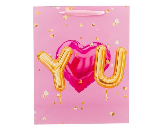 Подарочный пакет "Мелодия любви", 26*32 см * Рандомный выбор дизайна, изображение 2 ᐒ купить на  ❤ Like7km.com.ua