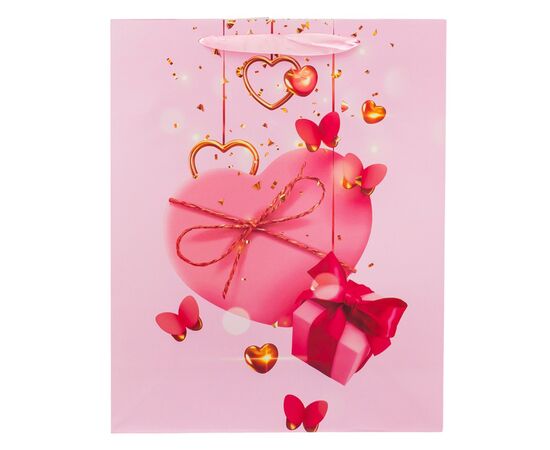 Подарочный пакет "Мелодия любви", 26*32 см * Рандомный выбор дизайна, изображение 4 ᐒ купить на  ❤ Like7km.com.ua