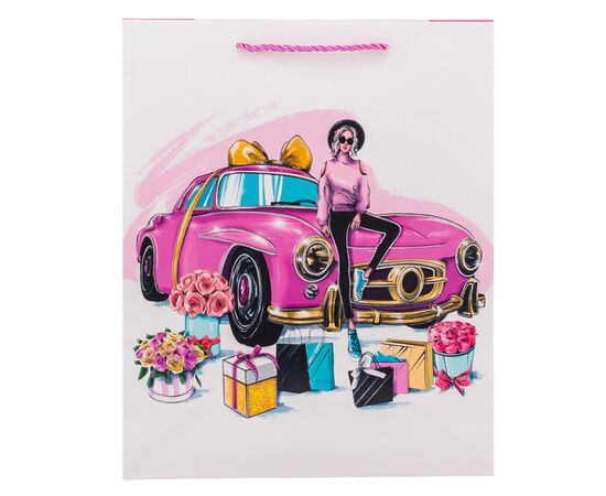 Подарочный пакет "Энергия стиля", 26*32 см * Рандомный выбор дизайна, изображение 2 ᐒ купить на  ❤ Like7km.com.ua