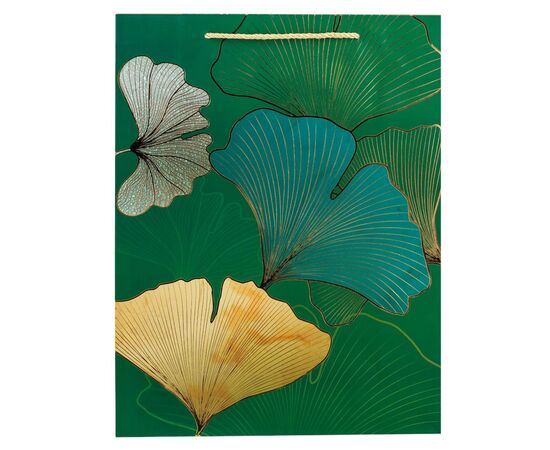 Подарочный пакет "Золотое гинкго", 31*40 см * Рандомный выбор дизайна, изображение 3 ᐒ купить на  ❤ Like7km.com.ua