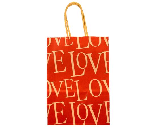 Подарочный пакет "Love", 15*21 см. * Рандомный выбор дизайна., изображение 3 ᐒ купить на  ❤ Like7km.com.ua