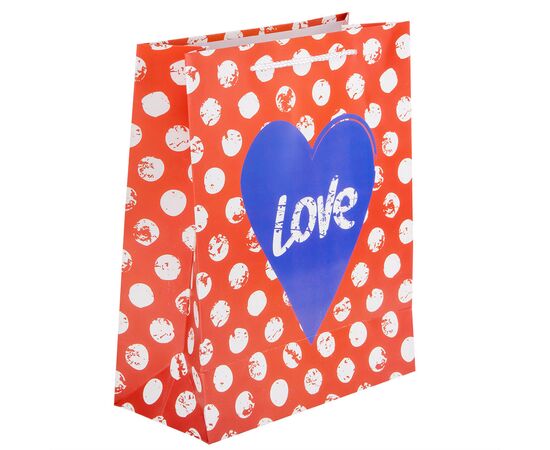 Подарочный пакет "Любить", 32*26*12 см, изображение 2 ᐒ купить на  ❤ Like7km.com.ua