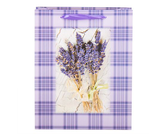 Подарочный пакет "Лаванда", 32*26*12 см, изображение 3 ᐒ купить на  ❤ Like7km.com.ua