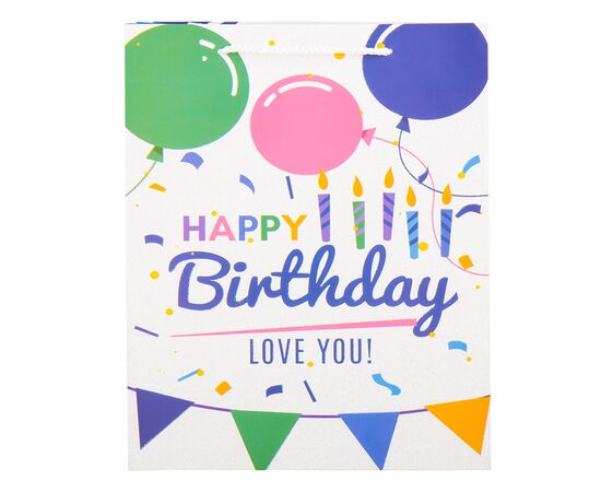 Подарочный пакет "Праздник", 32*26*12 см, изображение 3 ᐒ купить на  ❤ Like7km.com.ua