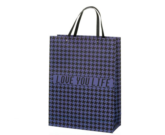 Подарочный пакет "Клетка" L, изображение 4 ᐒ купить на  ❤ Like7km.com.ua