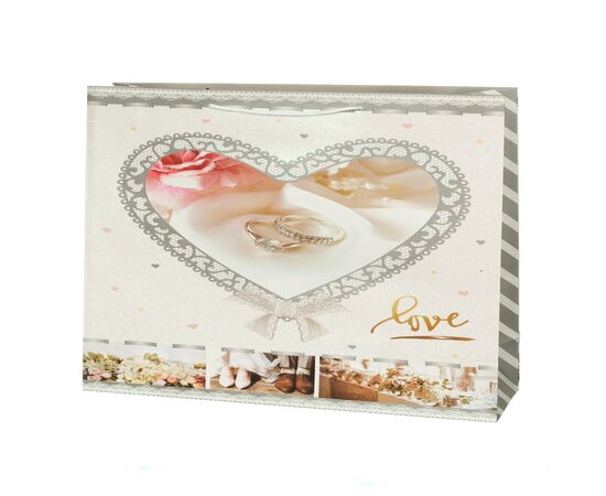 Подарочный пакет "Wedding" XL, изображение 2 ᐒ купить на  ❤ Like7km.com.ua