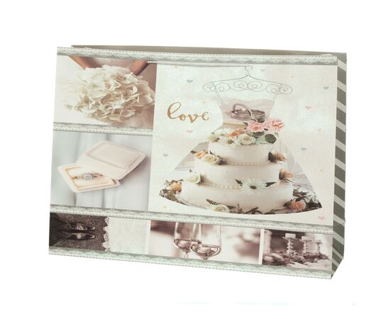 Подарочный пакет "Wedding" XL, изображение 3 ᐒ купить на  ❤ Like7km.com.ua