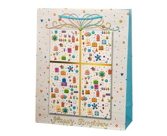 Подарочный пакет "All the best" 26 * 10 * 32, изображение 2 ᐒ купить на  ❤ Like7km.com.ua