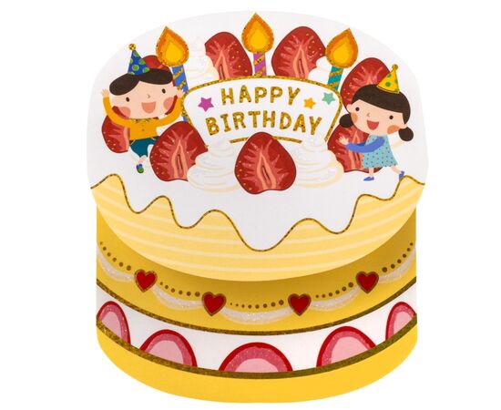 Серия открыток "Торт ко Дню Рождения", 4 вида, изображение 8 ᐒ купить на  ❤ Like7km.com.ua