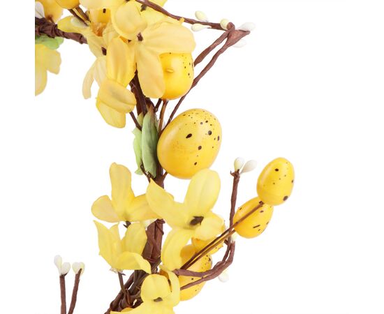 Декоративный венок "Солнечный", 30 см, изображение 2 ᐒ купить на  ❤ Like7km.com.ua