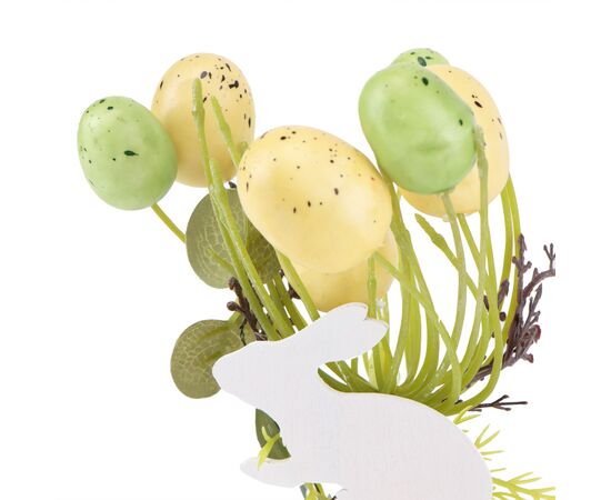 Пасхальная композиция "Белый кролик", 19 см, изображение 2 ᐒ купить на  ❤ Like7km.com.ua