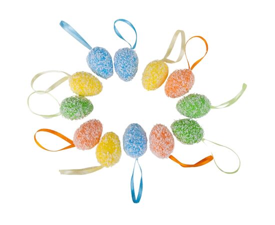 Набор мини пасхальных яиц "Сладости", 12 шт., изображение 3 ᐒ купить на  ❤ Like7km.com.ua