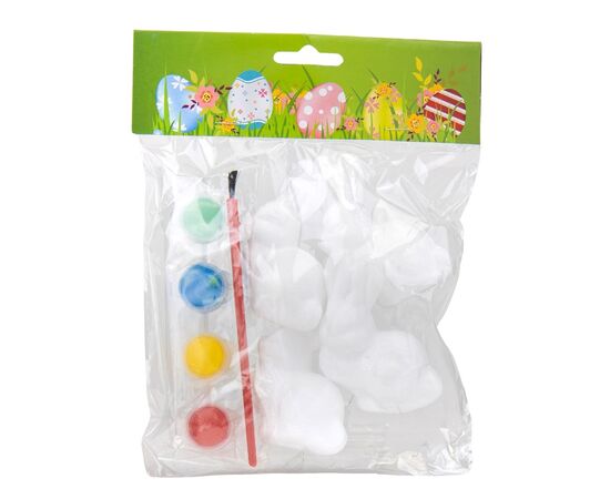 Набор кроликов с красками "Раскраска", 4 шт., изображение 2 ᐒ купить на  ❤ Like7km.com.ua