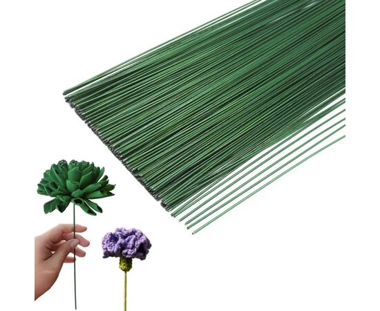 Флористическая проволока, зеленая, 40 см, изображение 3 ᐒ купить на  ❤ Like7km.com.ua