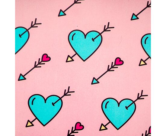 Упаковочная бумага "Cupid's Arrow", изображение 2 ᐒ купить на  ❤ Like7km.com.ua