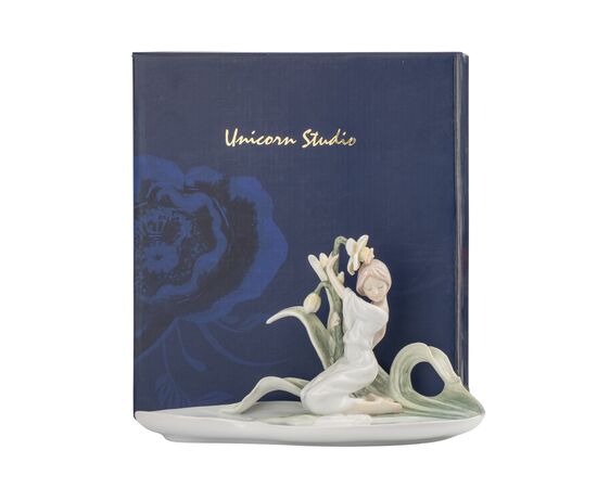 Блюдо "Девушка с нарциссом" (23 * 13 см)  VERONESE, изображение 2 ᐒ купить на  ❤ Like7km.com.ua