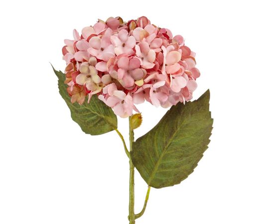 Цветок искусственный "Гортензия розовая", изображение 2 ᐒ купить на  ❤ Like7km.com.ua