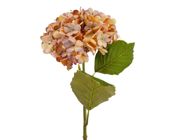 Цветок искусственный "Гортензия оранжевая", изображение 2 ᐒ купить на  ❤ Like7km.com.ua
