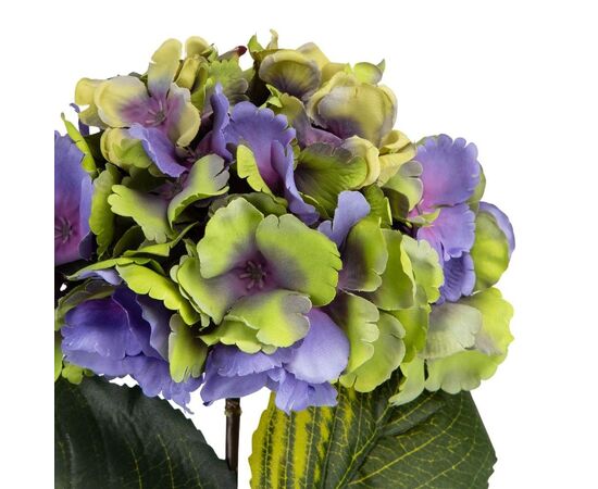 Цветок искусственный "Гортензия лимонно-лиловая", изображение 3 ᐒ купить на  ❤ Like7km.com.ua