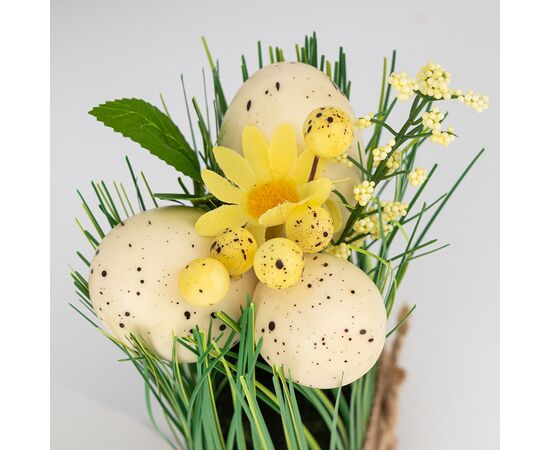 Пасхальная композиция «Цветочная лужайка», 19 см, изображение 3 ᐒ купить на  ❤ Like7km.com.ua