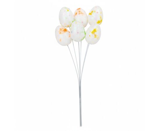 Пасхальные яйца на палочках "Золото", 6 шт, изображение 3 ᐒ купить на  ❤ Like7km.com.ua