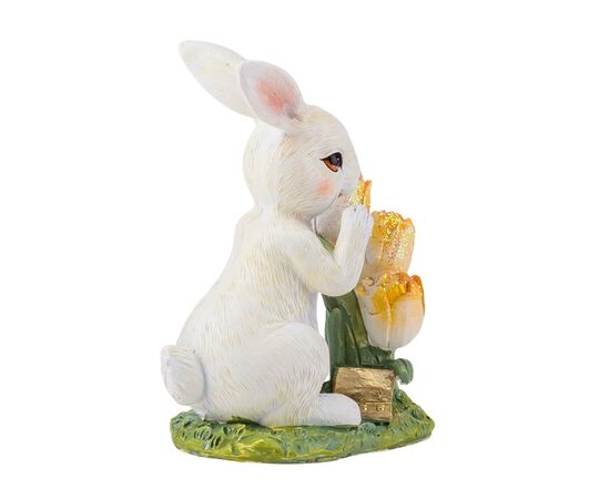 Статуэтка "Кролик с тюльпанами", 11 см, изображение 3 ᐒ купить на  ❤ Like7km.com.ua