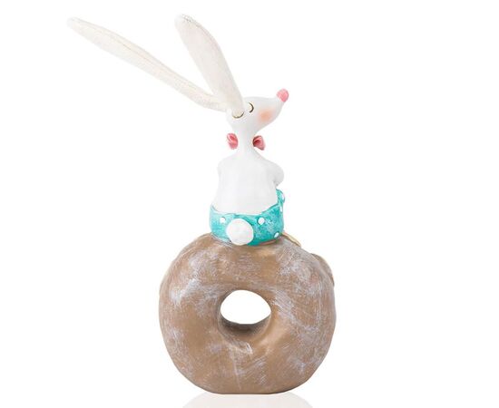 Фигурка "Кролик с пончиком", 20 см, изображение 2 ᐒ купить на  ❤ Like7km.com.ua