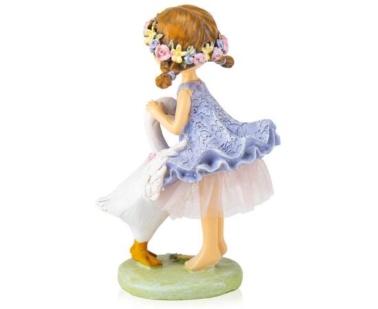 Фигурка "Девочка с лебедем", 17,5 см, изображение 2 ᐒ купить на  ❤ Like7km.com.ua