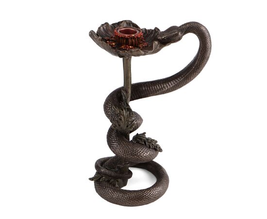 Подсвечник "Змея на маке" (24 см) VERONESE, изображение 2 ᐒ купить на  ❤ Like7km.com.ua