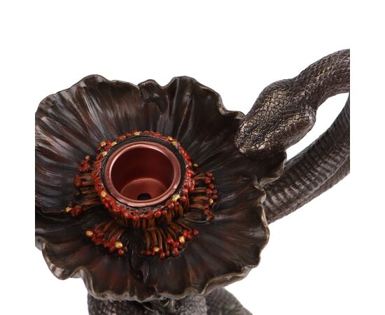 Подсвечник "Змея на маке" (24 см) VERONESE, изображение 3 ᐒ купить на  ❤ Like7km.com.ua