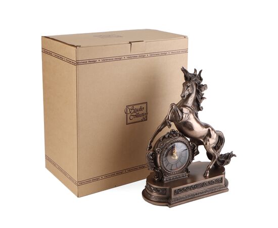 Часы "Вздыбившийся конь" (32 см)  VERONESE, изображение 2 ᐒ купить на  ❤ Like7km.com.ua