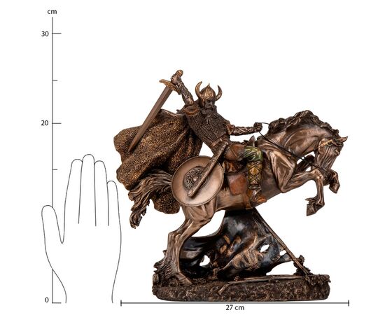 Статуэтка "Викинг на коне" (26 см) VERONESE, изображение 7 ᐒ купить на  ❤ Like7km.com.ua