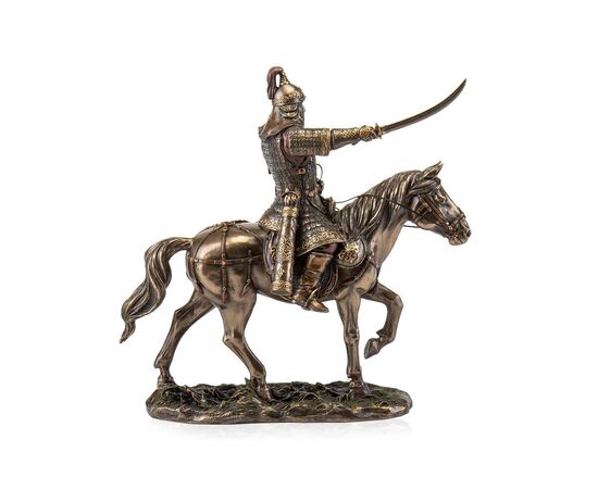 Статуэтка "Чингисхан на коне" 31,5 см.  VERONESE, изображение 2 ᐒ купить на  ❤ Like7km.com.ua