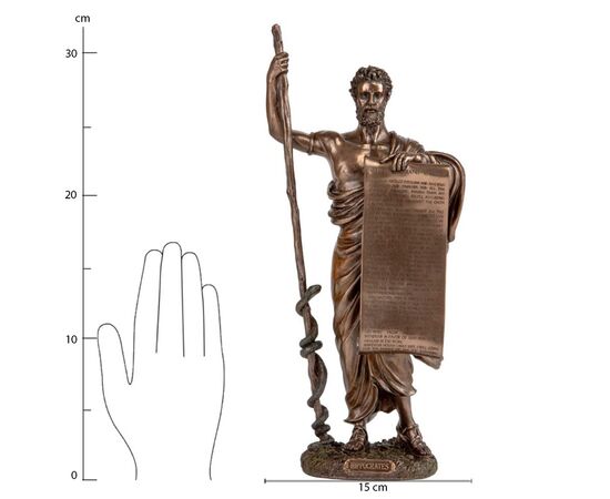 Статуэтка "Гиппократ", 33 см VERONESE, изображение 8 ᐒ купить на  ❤ Like7km.com.ua