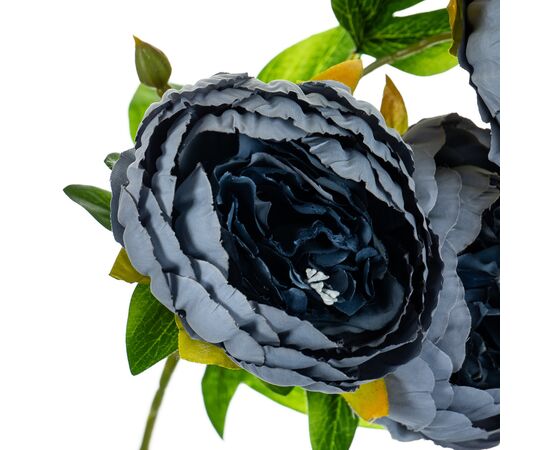 Букет "Пион с 3мя бутонами" синий, изображение 2 ᐒ купить на  ❤ Like7km.com.ua