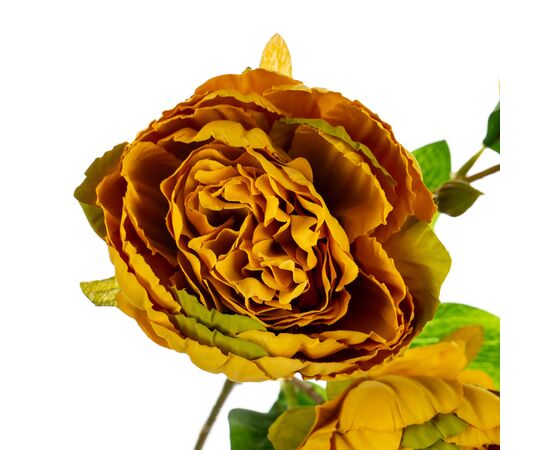 Букет "Пион с 3 -мя бутонами" оранжевый, изображение 2 ᐒ купить на  ❤ Like7km.com.ua